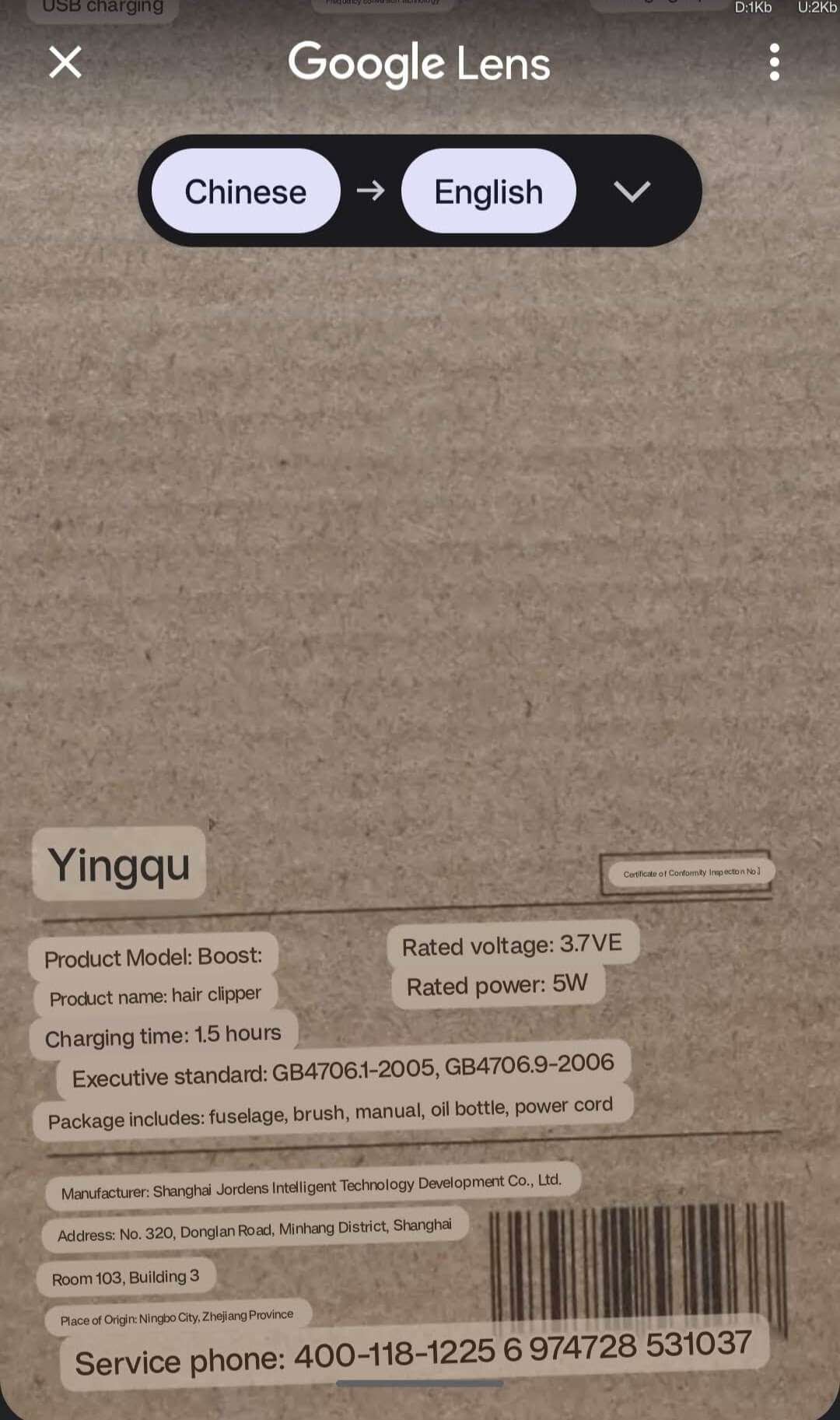 Original Xiaomi ENCHEN Boost Electric Hair Trimmer - black Yingqu 映趣 Original Xiaomi ENCHEN Boost Electric Hair Trimmer - black Yingqu 映趣