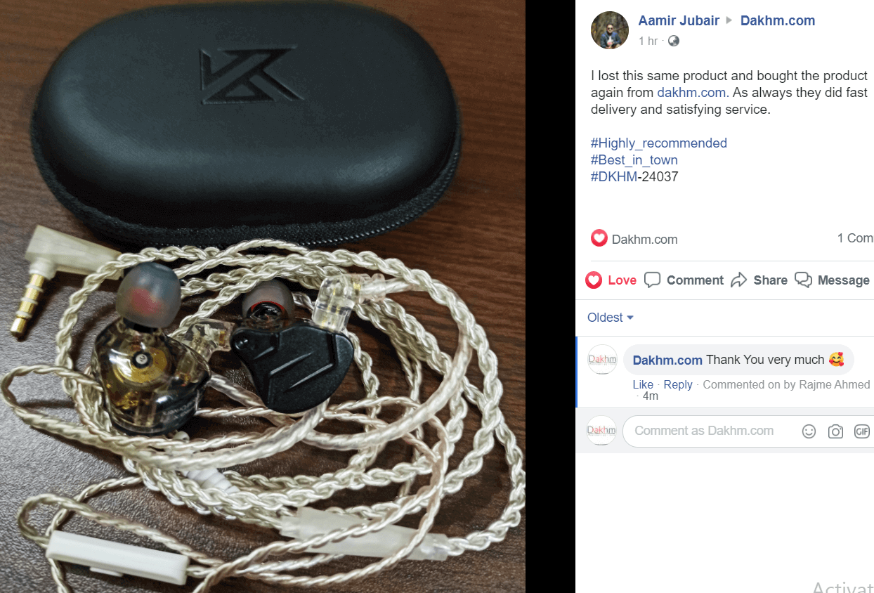 Original KZ ZSN PRO X Dual Driver Hybrid Metal Earphones - black