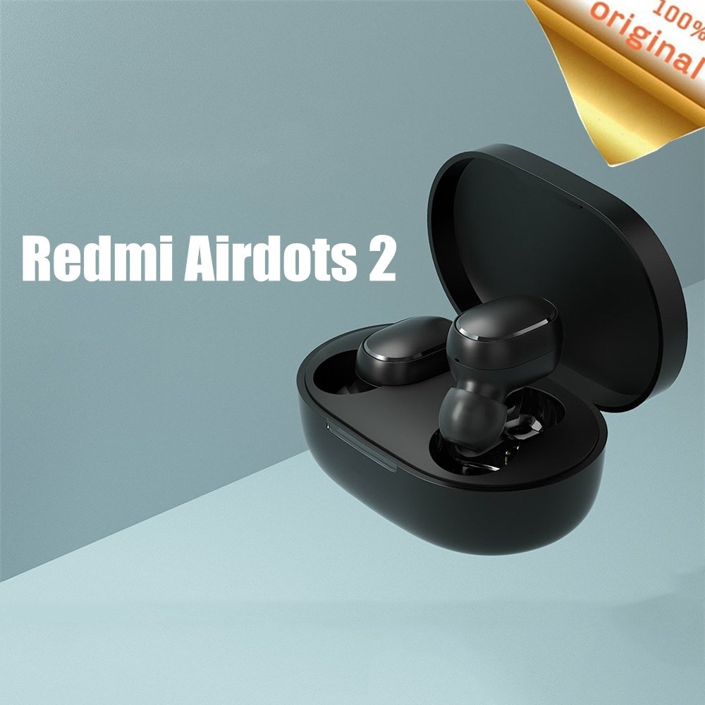 Original Xiaomi Redmi AirDots 2 True Wireless Earphones white or black Original Xiaomi Redmi AirDots 2 True Wireless Earphones white or black
