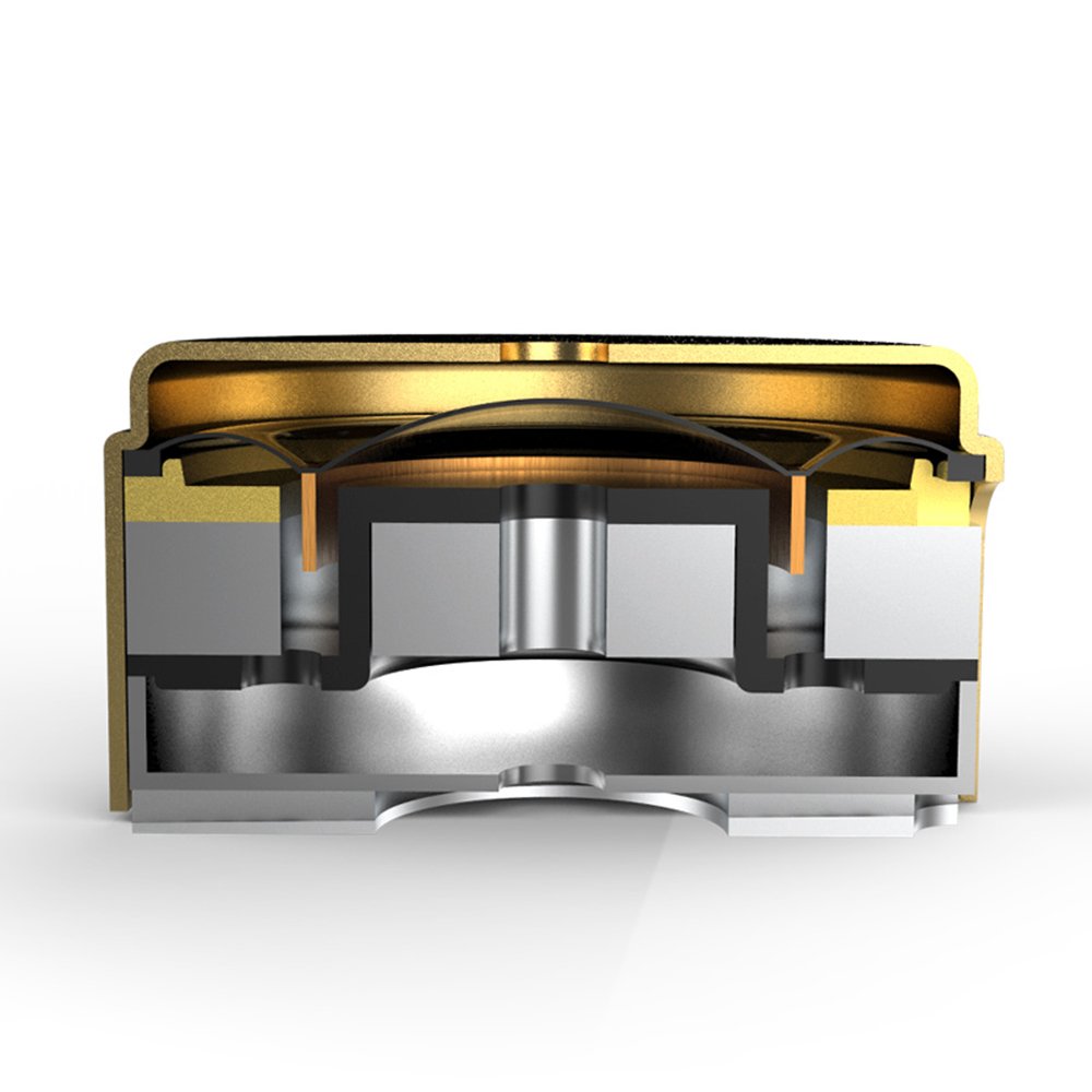 Original KZ ZSN PRO X Dual Driver Hybrid Metal Earphones - black