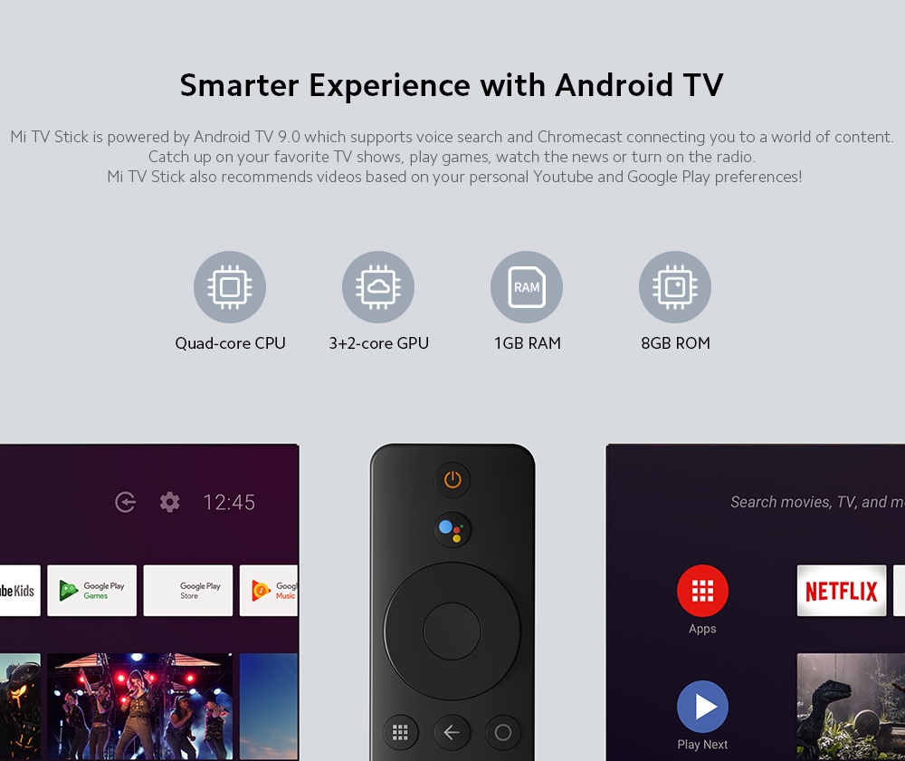 Xiaomi Mi TV Stick Smarter Experience with Android TV