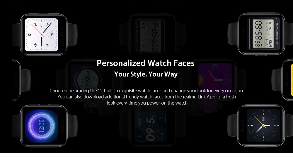 OPPO Realme Watches Smart Watch Personalized Watch Faces