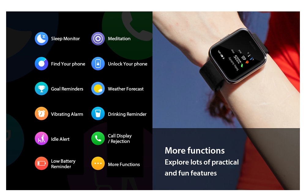 OPPO Realme Watches Smart Watch functions