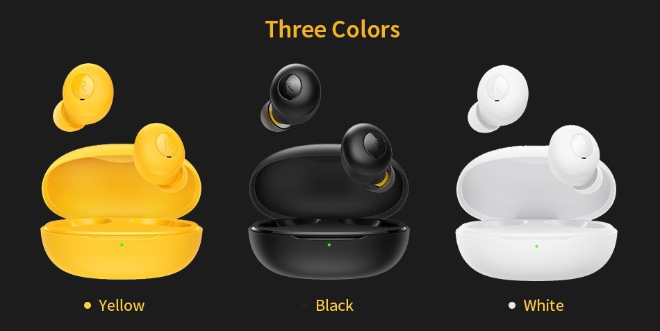 Original Realme Buds Q Wireless Earphones – Black Original Realme Buds Q Wireless Earphones – Black