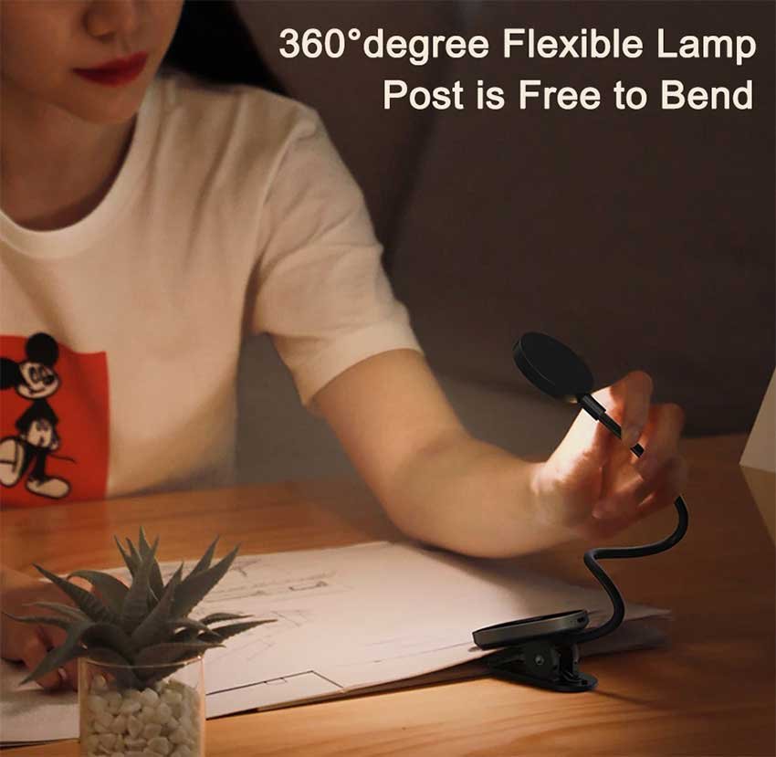 Original BASEUS MINI CLIP LAMP Baseus-DGRAD-0G-Comfort-Reading-Mini-Cli