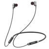 Original Lenovo HE08 Dual Dynamic Smart bluetooth 5.0 Sports Neckband Earphone In-Ear Music Wireless Earbuds with HD Mic - Black