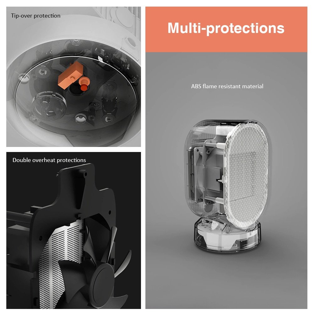 Original Xiaomi Viomi Mini Portable Touch Control 220V 660W Ceramic Heater Hot Fan Warmer