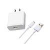 Original Mi Xiaomi 3A Charging Adapter with Micro USB Cable - White