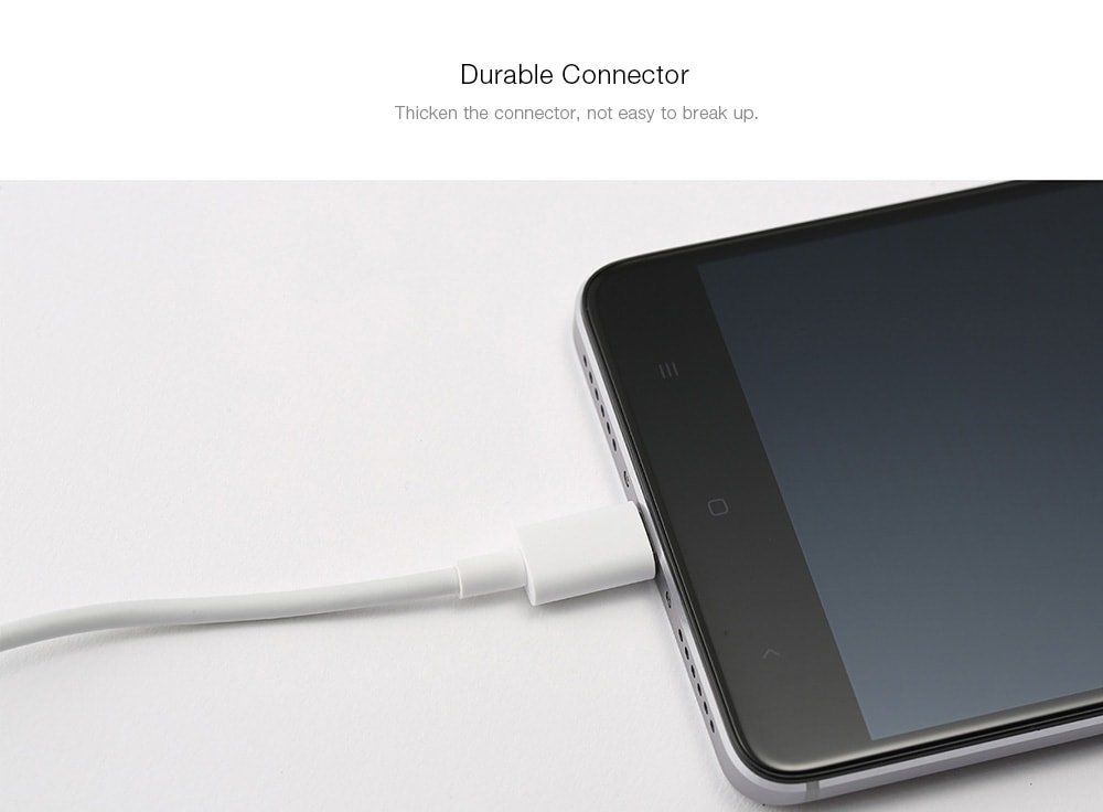 Original Xiaomi Mi Micro USB Cable- white Original Xiaomi Mi Micro USB Cable- white