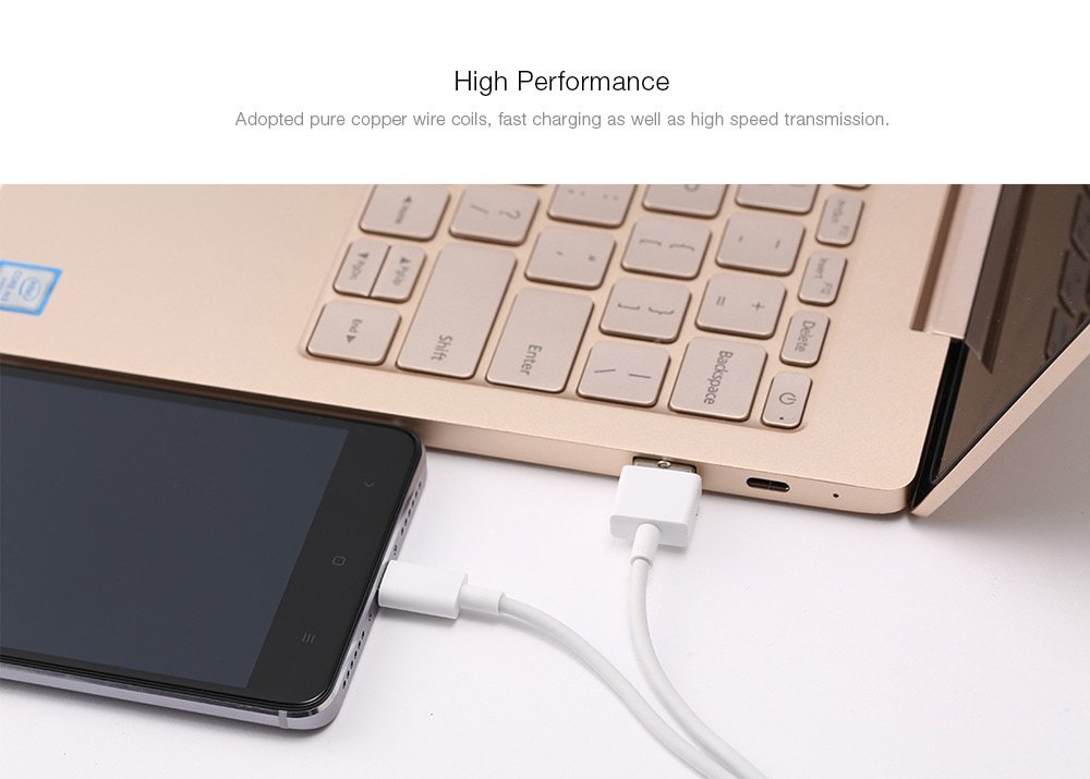 Original Xiaomi Mi Micro USB Cable- white Original Xiaomi Mi Micro USB Cable- white