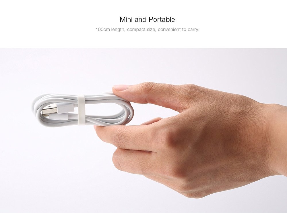 Original Xiaomi Mi Micro USB Cable- white Original Xiaomi Mi Micro USB Cable- white