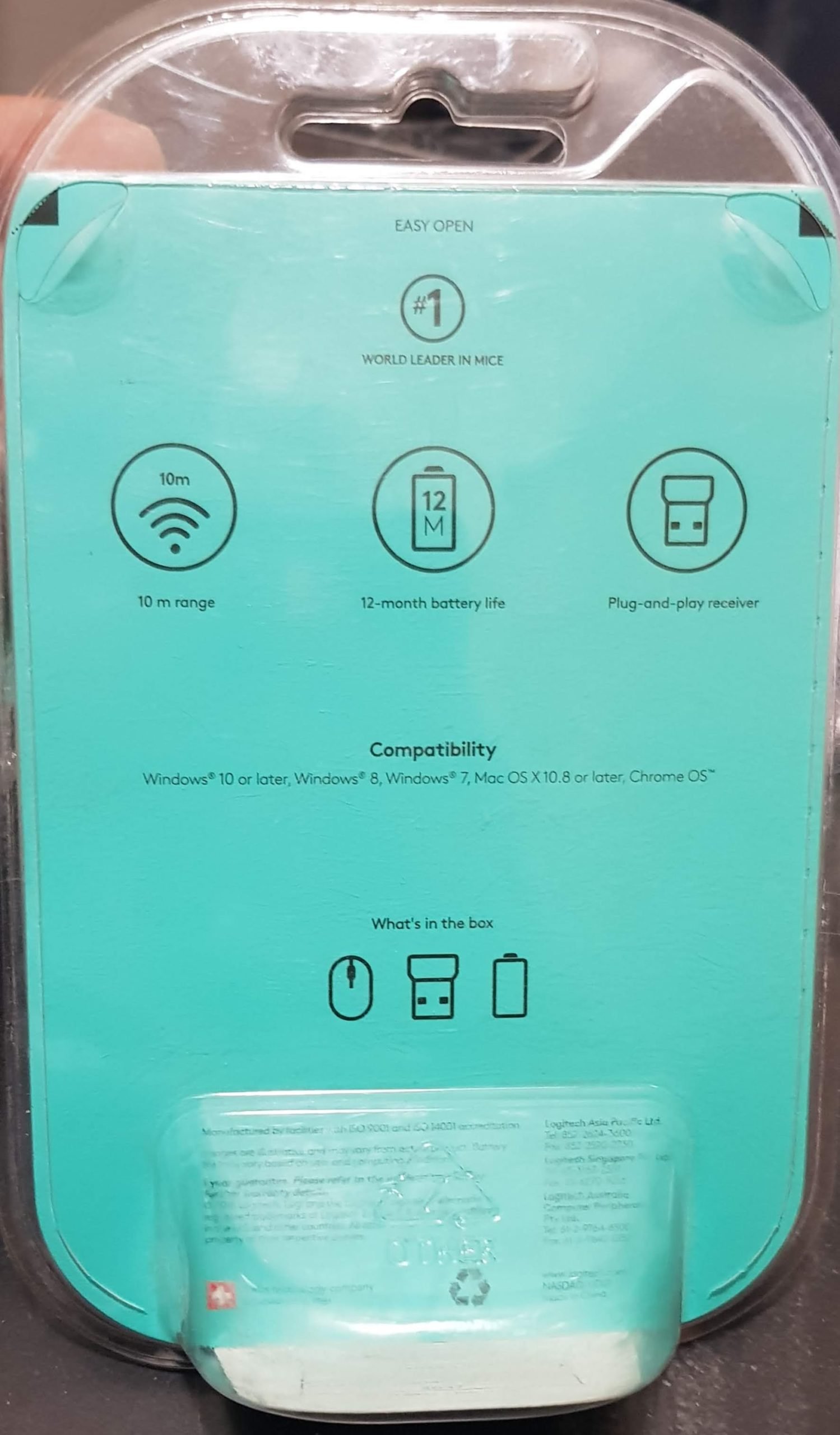 Original Logitech M171 Wireless Mouse - black