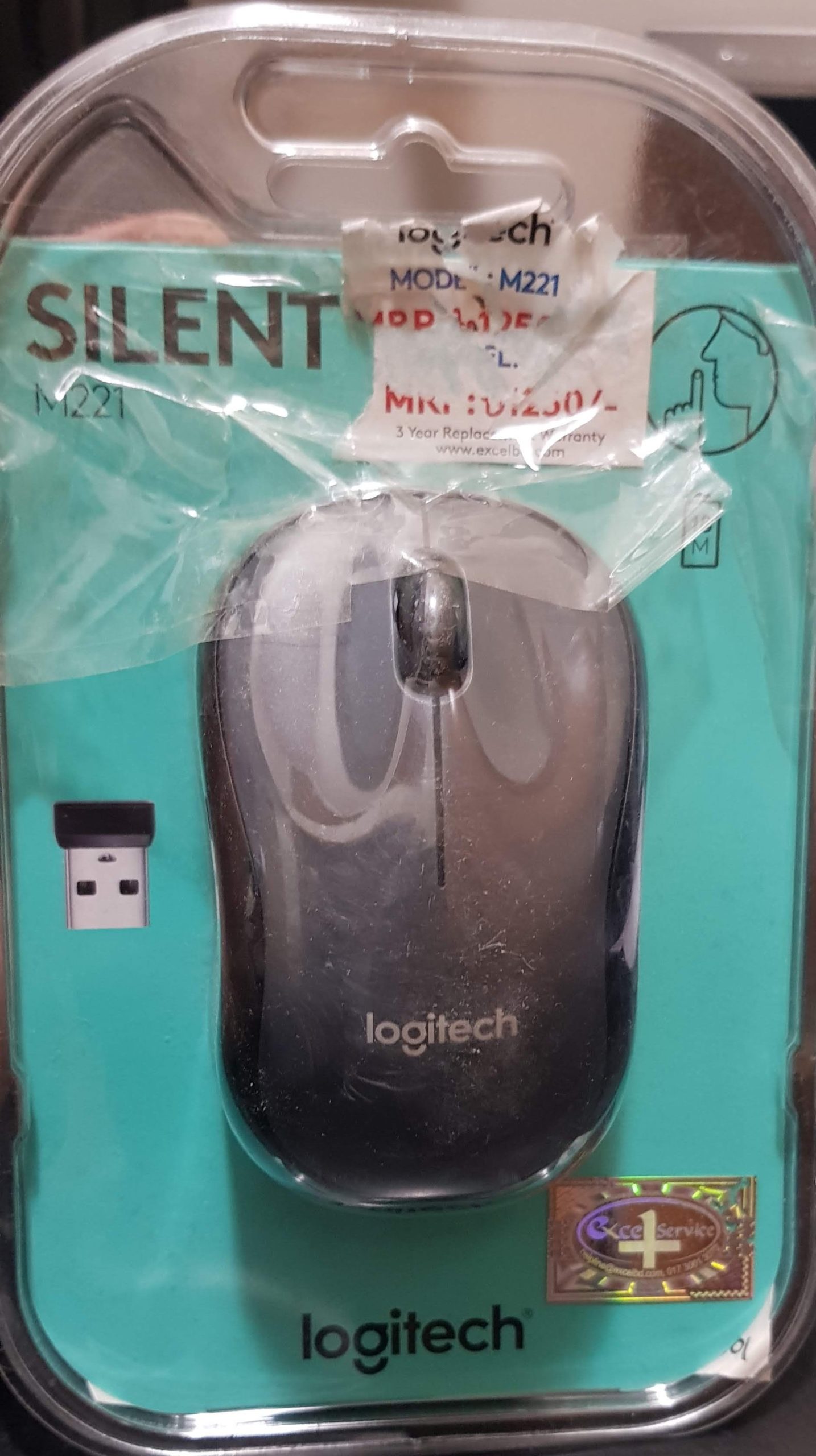 Original Logitech M221 Silent Wireless Mouse - black