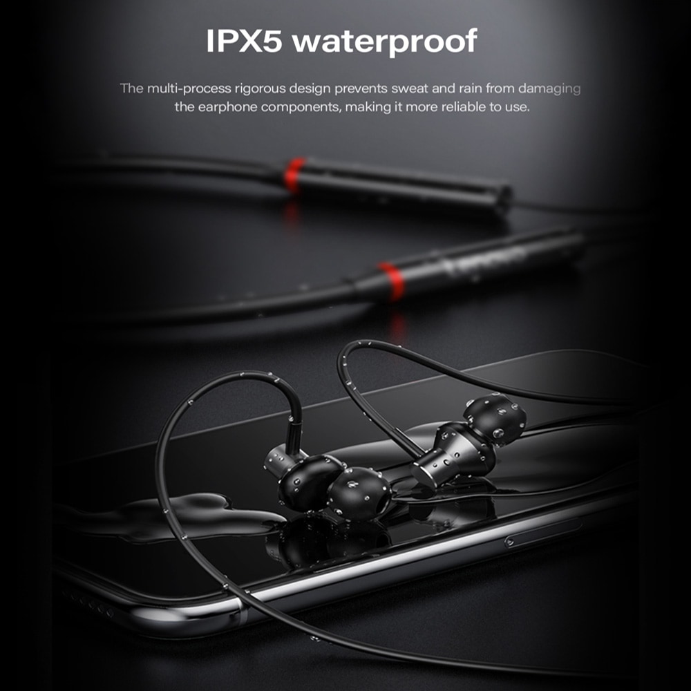 Lenovo HE05X Neckband Bluetooth Earphone Ipx5 Waterproof Headset