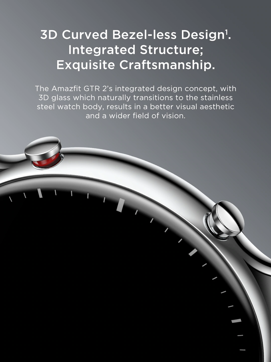 Original Amazfit GTR 2 AMOLED Curved Display Classic Stainless Steel Global Version - Silver Original Amazfit GTR 2 AMOLED Curved Display Classic Stainless Steel Global Version - Silver