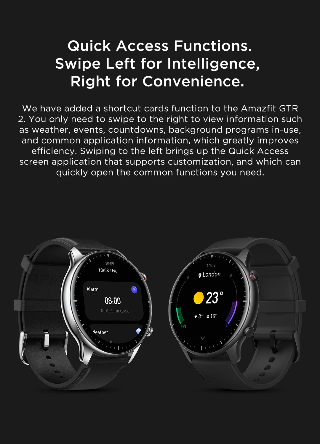Original Amazfit GTR 2 AMOLED Curved Display Classic Stainless Steel Global Version - Silver