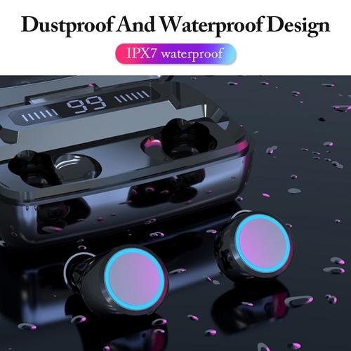 M11 TWS Earphone with LED Digital Display Touch 5.0 IPX7 Waterproof Mini Wireless Bluetooth Headset Headphone Q32 with Binaural HD Call Mini Headset M11 TWS Earphone with LED Digital Display Touch 5.0 IPX7 Waterproof Mini Wireless Bluetooth Headset Headphone Q32 with Binaural HD Call Mini Headset