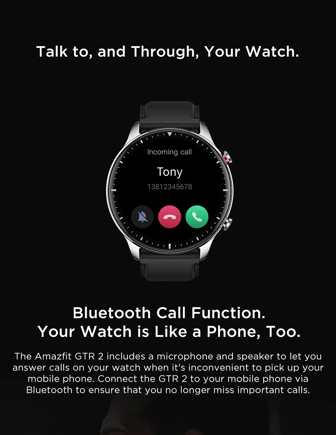 Original Amazfit GTR 2 AMOLED Curved Display Classic Stainless Steel Global Version - Silver Original Amazfit GTR 2 AMOLED Curved Display Classic Stainless Steel Global Version - Silver