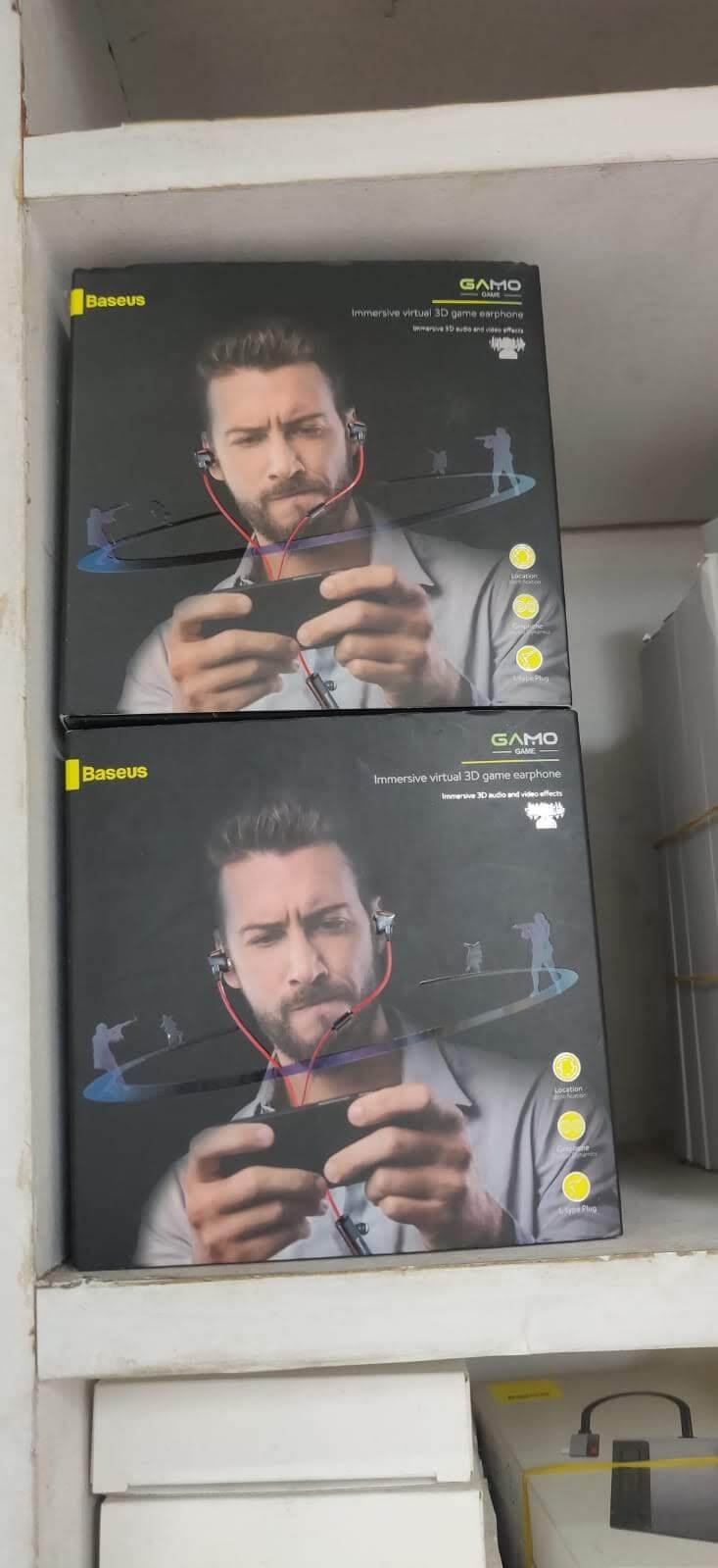 Original Baseus GAMO H15 3.5mm Gaming Earphones - black Original Baseus GAMO H15 3.5mm Gaming Earphones - black