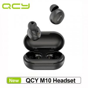 QCY M10 TWS Wireless in Ear Earphones – Black-500×500