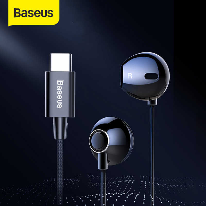 Original Baseus Baseus Encok C06 Type-C In-Ear Wired Earphone