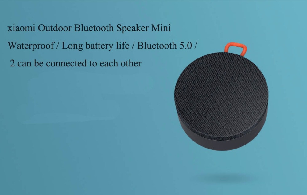 Original Xiaomi Mi Outdoor Bluetooth speaker mini – Black