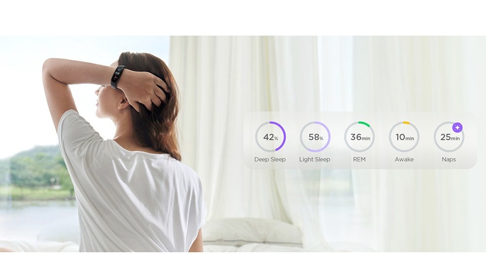 Amazfit Band 5 Smart Wristband Built-in Alexa 1.1 Inch AMOLED Display Blood Oxygen Monitor 11 Sport Modes Tracker BT5.0 Smart Watch Global Version - Deep Green