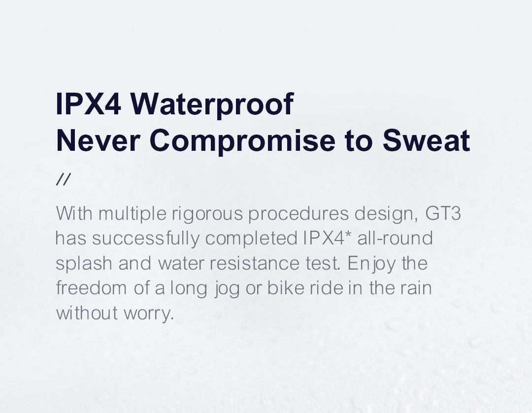 Haylou GT3 TWS Wireless Bluetooth Headphones - Black