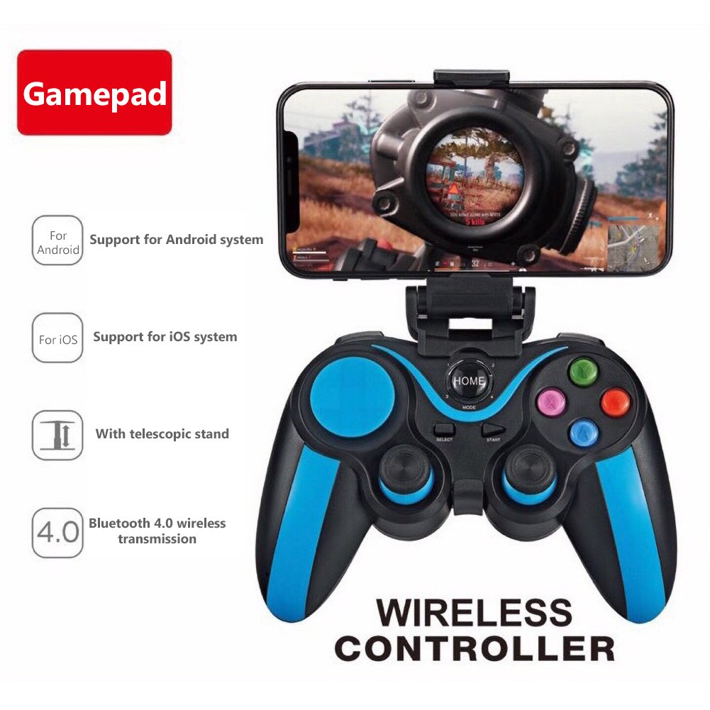 Original S9 Wireless Bluetooth Game Controller Gaming Gamepad for iOS Android Phone PC Original S9 Wireless Bluetooth Game Controller Gaming Gamepad for iOS Android Phone PC
