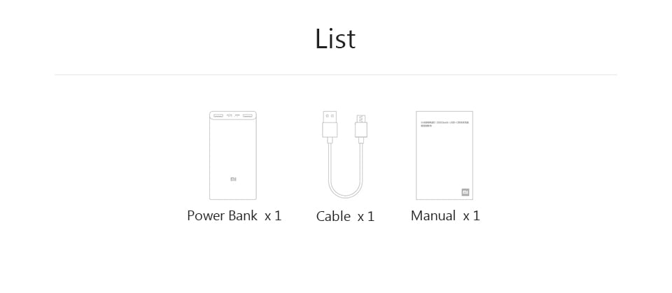 Original Xiaomi Mi Power bank 20000mAh V3 USB-C With QC3.0 18W – White