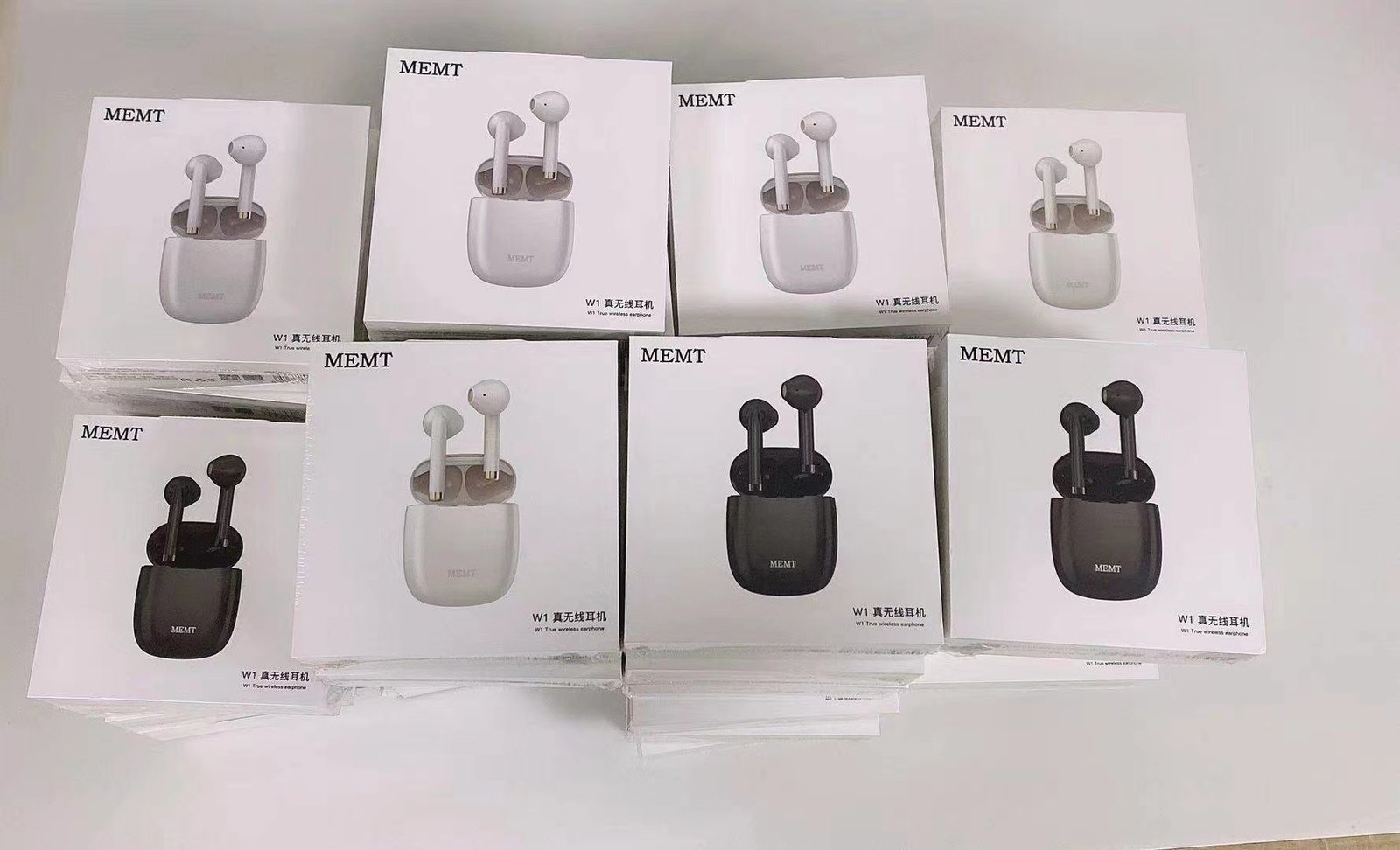 Original MEMT W1 TWS Earbuds - black Original MEMT W1 TWS Earbuds - black