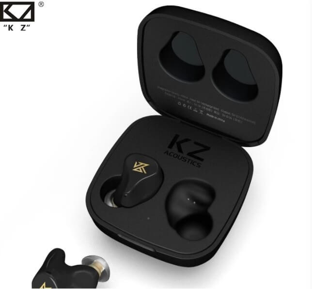 Original KZ Z1 TWS True Wireless 5.0 Bluetooth Earphones - black
