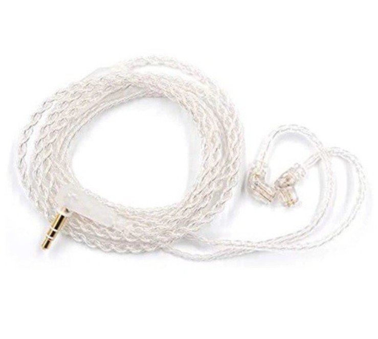 Original KZ C Pin Silver Plated Upgrade Cable (Without Mic) Original KZ C Pin Silver Plated Upgrade Cable (Without Mic)