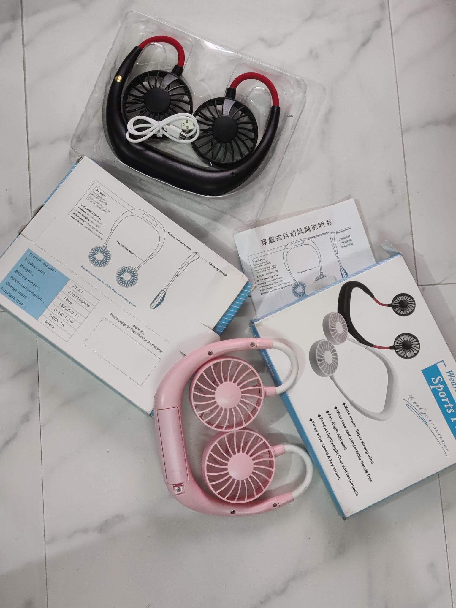 Hanging Neck Fan for Kitchen Folding Handheld Fan Wearable Portable Neckband Mini Fan USB Chargeable Hanging Neck Fan for Kitchen Folding Handheld Fan Wearable Portable Neckband Mini Fan USB Chargeable