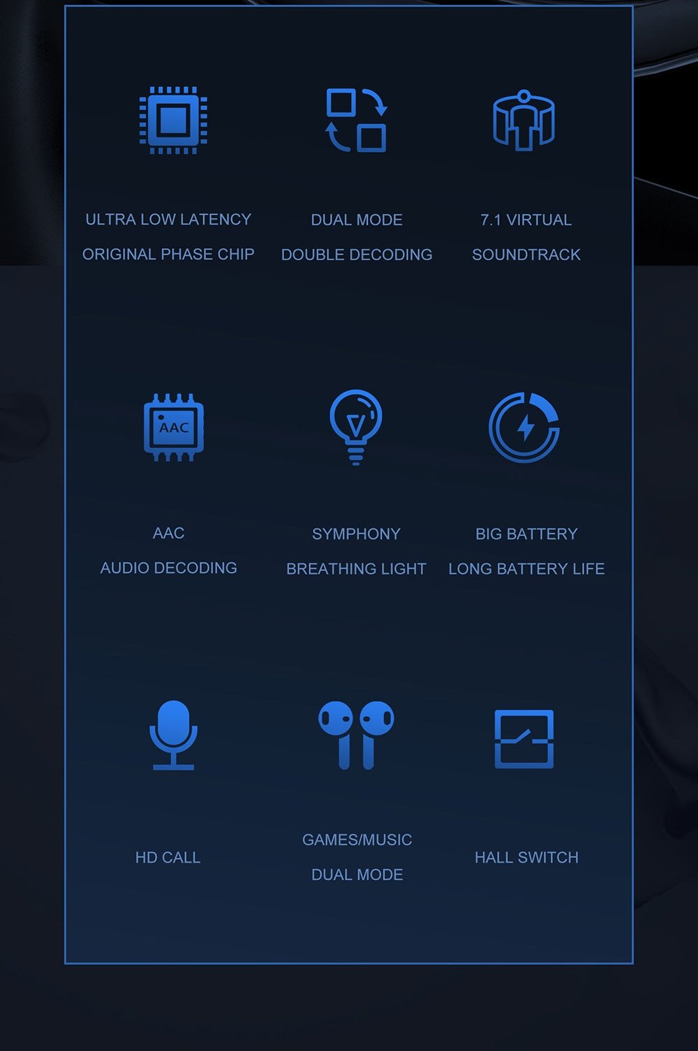 Lenovo HQ08 Gaming Wireless Bluetooth Earbuds 7 Lenovo HQ08 Gaming Wireless Bluetooth Earbuds 7