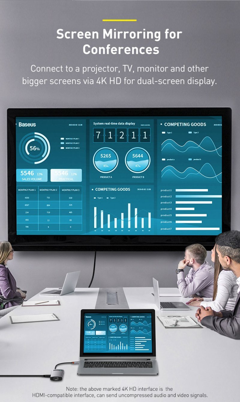 Baseus Metal Gleam Series 8-in-1 Multifunctional Type-C HUB Docking Station 8 Baseus Metal Gleam Series 8-in-1 Multifunctional Type-C HUB Docking Station 8
