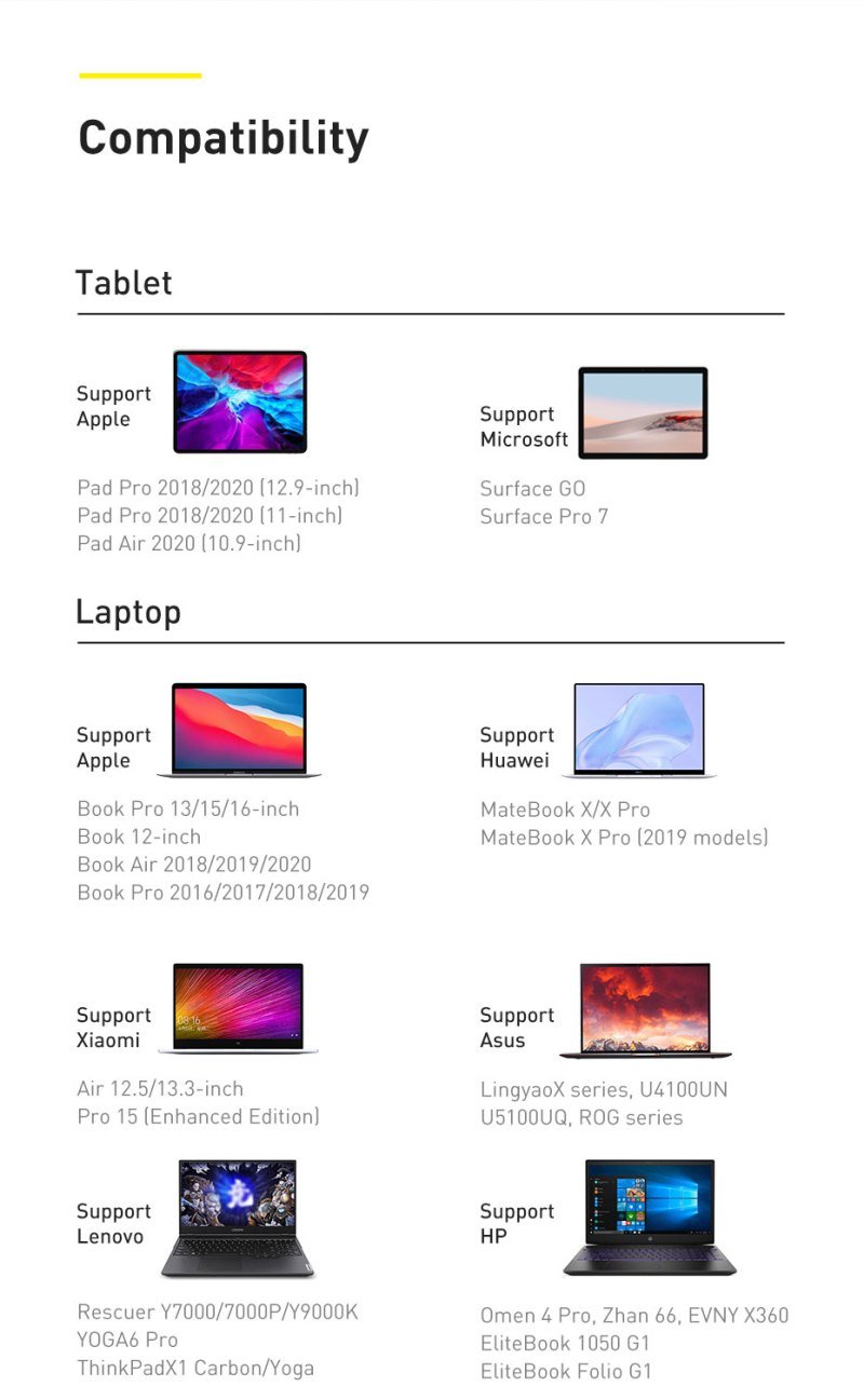 Baseus Metal Gleam Series 8-in-1 Multifunctional Type-C HUB Docking Station 16 Baseus Metal Gleam Series 8-in-1 Multifunctional Type-C HUB Docking Station 16