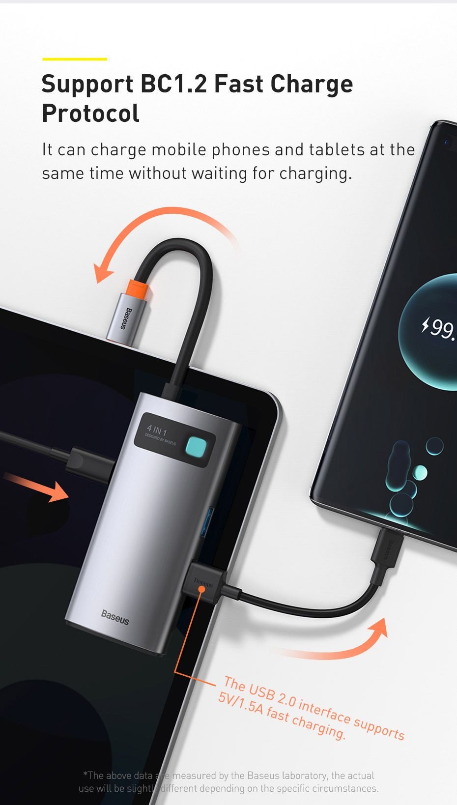 Baseus Metal Gleam Series 4 In 1 Multifunctional Type C Hub Docking Station (8)