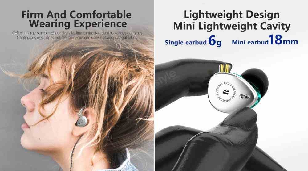 Kbear Kb06 2ba1dd In Ear Earphone With Mic (3)