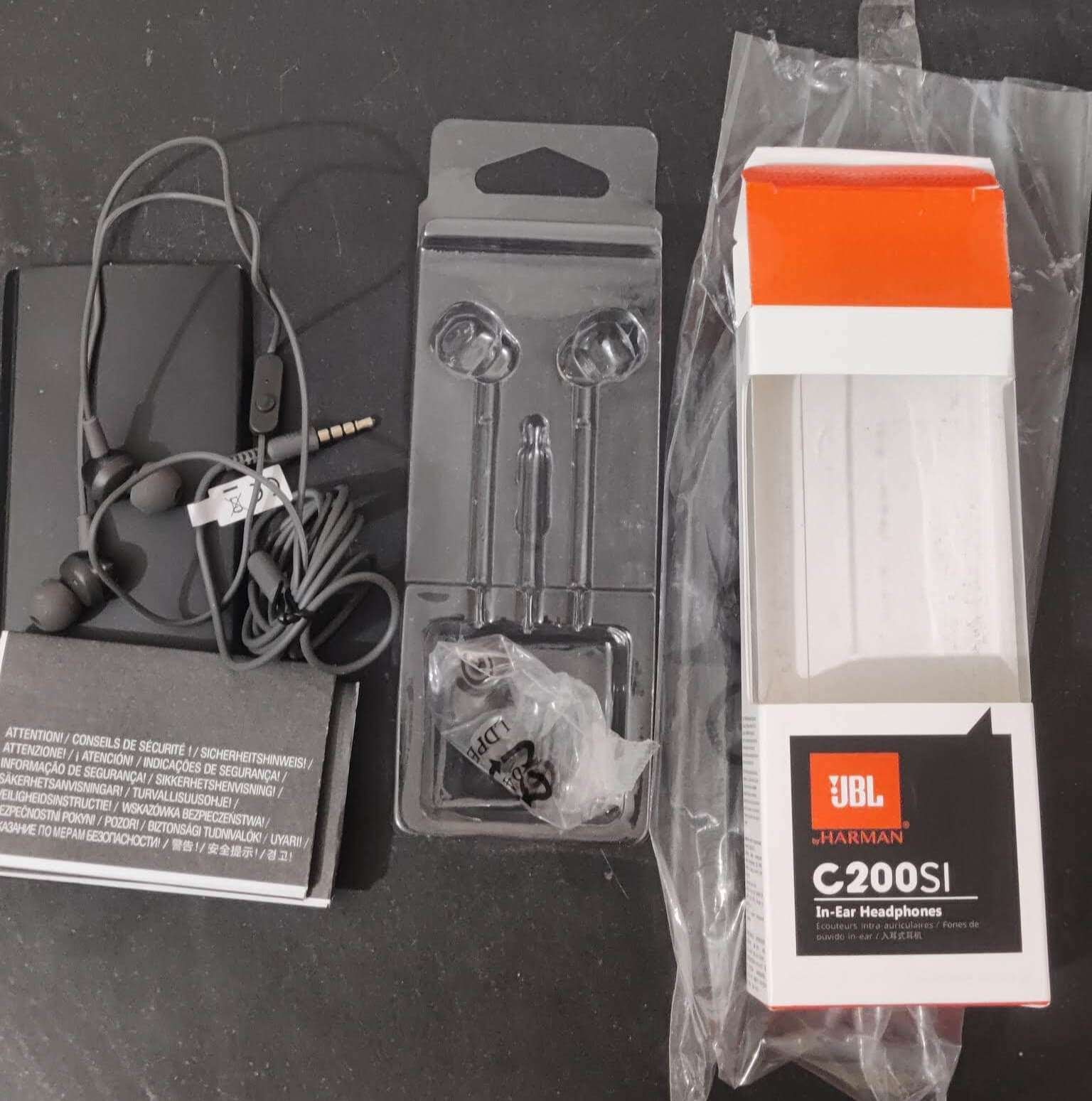 Original JBL C200SI Headphone Dynamic Earphone JBL C200SI Headphone Dynamic Earphone