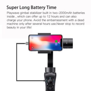 Wavefun-Playwave-Handheld-Gimbal-Stabilizer-Foldable-Pocket-Size-3-Axis-Face-Object-Tracking-4000mAh-Battery-for