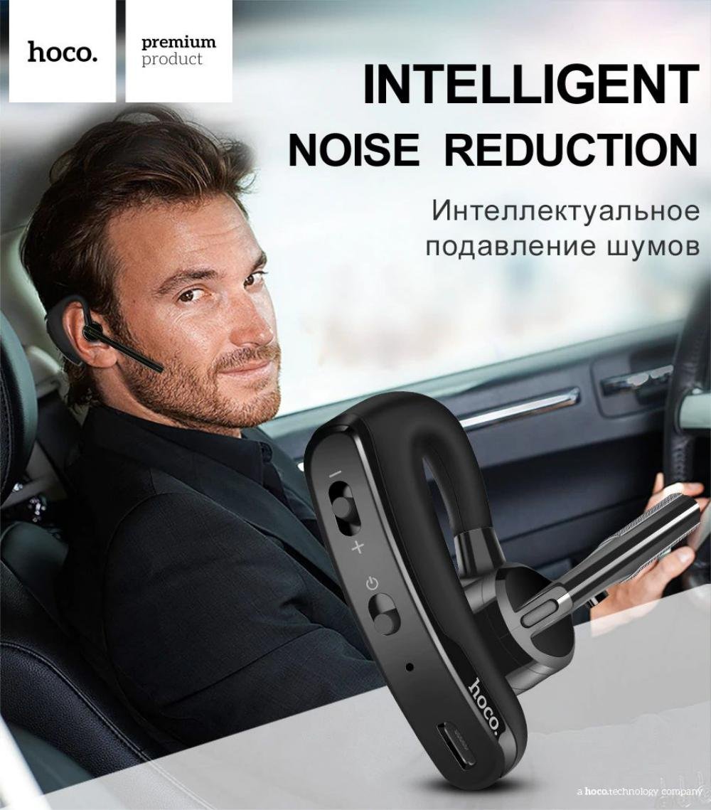 Hoco E15 Wireless Sport Stereo Earphone Bluetooth Single Headset (3)