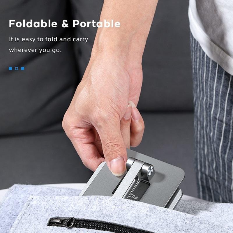 Original ROCK Metal Tablet Stand Adjustable Foldable Phone Holder Original ROCK Metal Tablet Stand Adjustable Foldable Phone Holder
