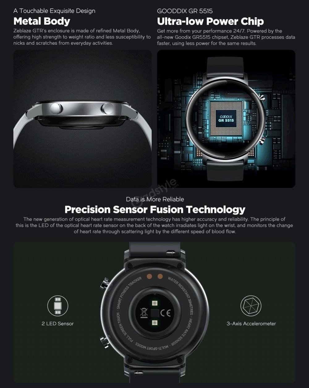 Original Zeblaze GTR Curved Screen Smart Watch Zeblaze Gtr Curved Screen Smart Watch (6)