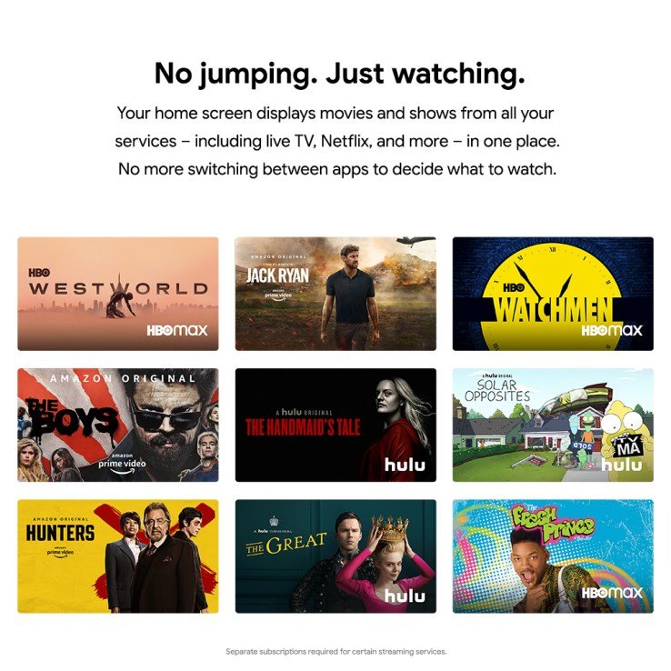 Original Google Chromecast with Google TV 4K HDR Chromecast with Google TV - Streaming Entertainment in 4K HDR - Snow