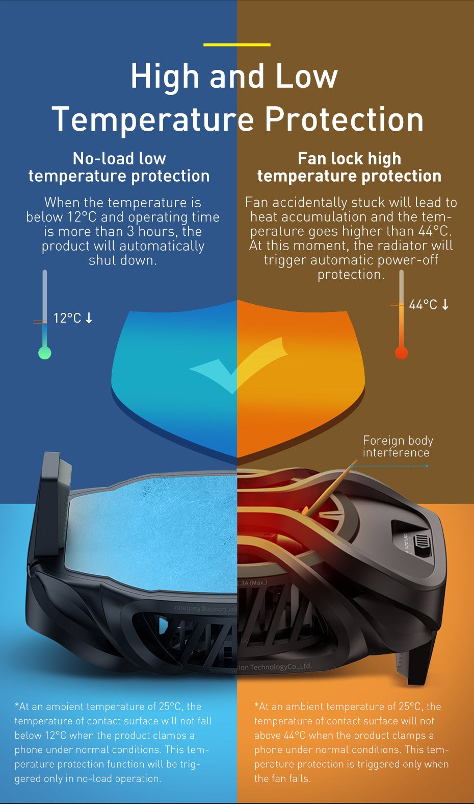 Baseus Mobile Phone Coolers Refriger Cooling Radiator Gaming Universal Phone Fan Holder For PUBG Mobile Game Baseus Mobile Phone Coolers Refriger Cooling Radiator Gaming Universal Phone Fan Holder For PUBG Mobile Game