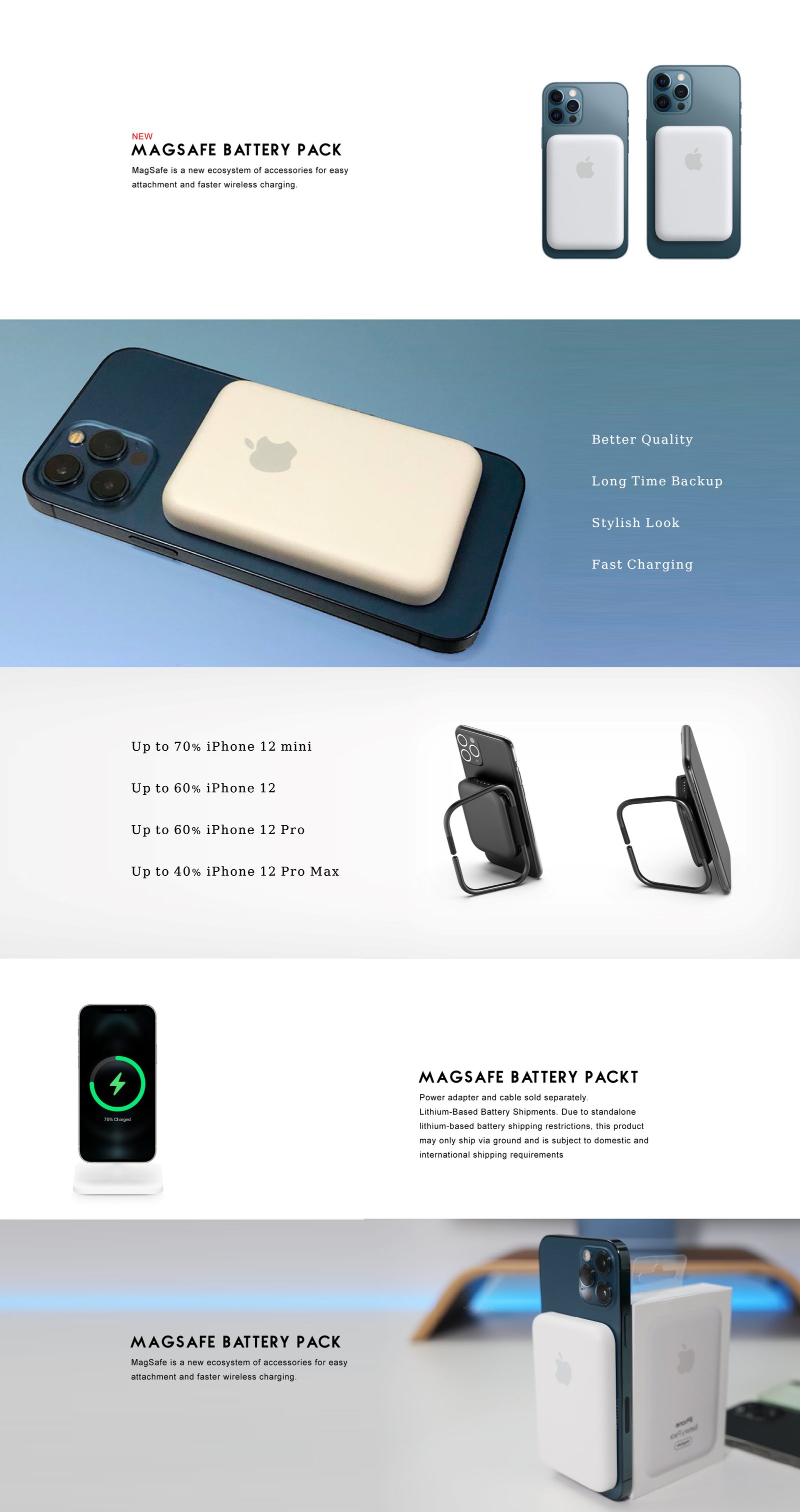 Original Apple iPhone MagSafe Battery Pack Original Apple iPhone MagSafe Battery Pack