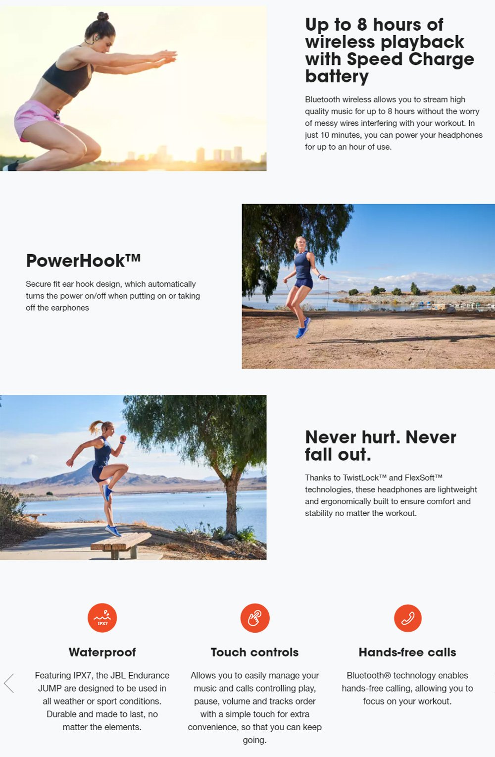 Original JBL Endurance JUMP Wireless Sport In-Ear Headphones Original JBL Endurance JUMP Wireless Sport In-Ear Headphones