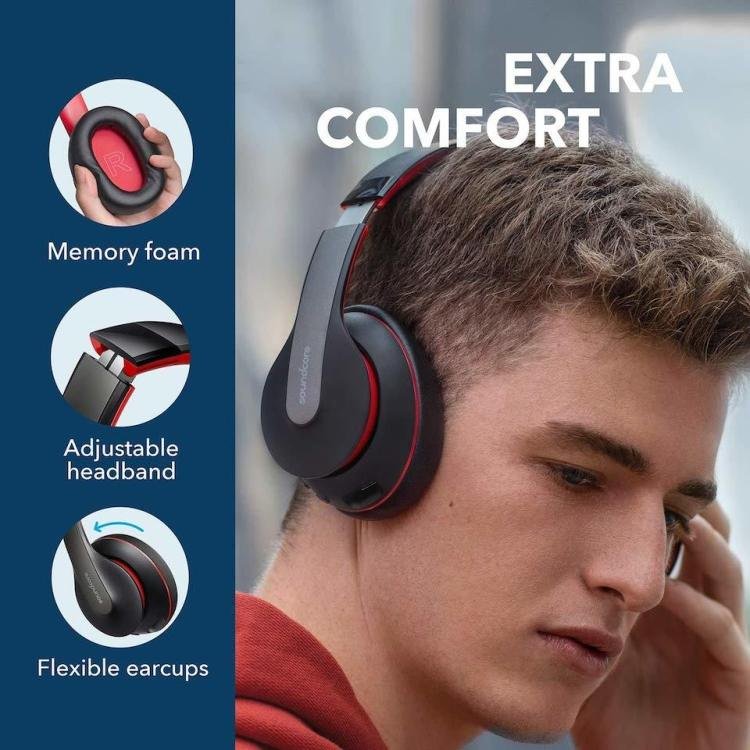 Anker Soundcore Life Q10 Wireless Bluetooth Headphones With Hi-Res Certified Sound 7 Anker Soundcore Life Q10 Wireless Bluetooth Headphones With Hi-Res Certified Sound 7