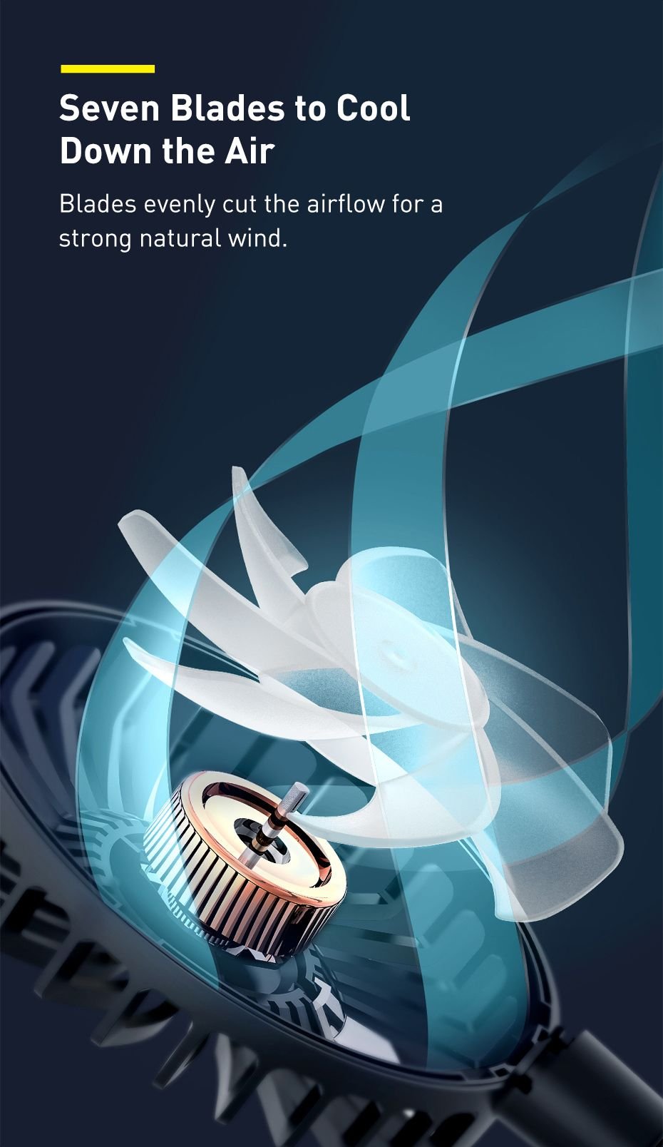 Baseus Blustery Car Two Headed Fan 360 Degree Air Cooling 2 Speed Adjustable Vehicle Fa (1 (7)